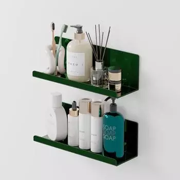 LuxusKollektion Schweberegal Acryl 30cm ohne Bohren, 2er-Set