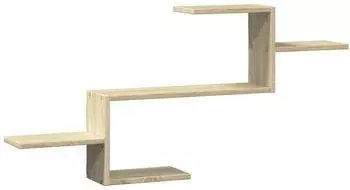 vidaXL Wandregal Sonoma-Eiche 104x15x49 cm Holzwerkstoff