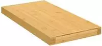vidaXL Wandregal 40x20x2,5 cm Bambus