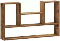 vidaXL Wandregal Altholz 100 x 17 x 60 cm Holzwerkstoff