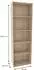 VICCO Bob Bücherregal 5 Fächer, Sonoma Eiche, 60x190cm (40279)