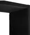 vidaXL Wandregal schwarz 100x17x60cm Holzwerkstoff
