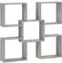 vidaXL Wandregal Holzwerkstoff betongrau, 99,5x17x91cm