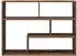 vidaXL Wandregal mit Wandhalterung Altholz 95x20x69,5cm (8012146)
