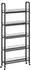 VICCO Rolivo Rollregal 5 Fächer, schwarz, 58x15cm (58306)