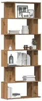 vidaXL B&uuml;cherregal Artisan-Eiche 80x24x192 cm Holzwerkstoff