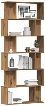 vidaXL B&uuml;cherregal Eiche Artisan, 80x24x192cm (855783)
