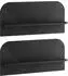 vidaXL Wandregal 2er-Set schwarz 80,5x13,5x37,5cm Holzwerkstoff