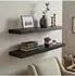 Relaxdays Wandregal MDF & Metall, 100x23x4cm