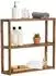 Relaxdays Badezimmer-Wandregal Holz 60x15x54cm