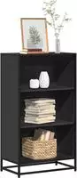 vidaXL B&uuml;cherregal Schwarz 60x35x107,5 cm Holzwerkstoff