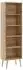 Bettso IKON Bücherregal 5 Fächer, goldene Eiche, 46x180cm