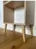 Bettso IKON Bücherregal 5 Fächer, goldene Eiche, 46x180cm