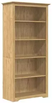 vidaXL B&uuml;cherregal Bodo 5 Ebenen honigbraun 82x40x173cm Holzwerkstoff (42023486)