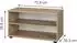 VICCO Berno Bücherregal Sonoma, 70,8x38,9cm, 2 Fächer
