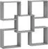 vidaXL Wandregal Sonoma-Grau 99,5x17x91cm Holzwerkstoff