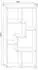 VCM Pintal Sideboard Raumteiler, Honig-Eiche, 117x62x20cm
