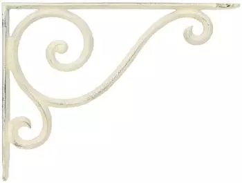 vidaXL Wandregalhalterungen 12 Stk. antik wei&szlig; 23,5x28x3,5cm (42038876)