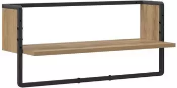 vidaXL Wandregal Artisan-Eiche 65x25x30cm Metall (8010908)