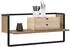 vidaXL Wandregal Artisan-Eiche 65x25x30cm Metall (8010908)