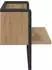 vidaXL Wandregal Artisan-Eiche 65x25x30cm Metall (8010908)