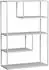 en.casa Sievi Standregal Metall, weiß matt, 126x85x35cm