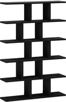 vidaXL Wandregal Schwarz Eichen-Optik 70 x 17 x 101 cm Holzwerkstoff