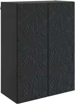 vidaXL Wandschrank 66x34,5x90cm, Holzwerkstoff, schwarz (898736)