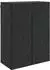 vidaXL Wandschrank 66x34,5x90cm, Holzwerkstoff, schwarz (898736)