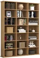 Holz CD DVD Standregal B&uuml;cherregal Regal Megosa M