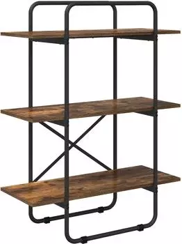 vidaXL B&uuml;cherregal 3 Ebenen 80x35x105cm R&auml;uchereiche