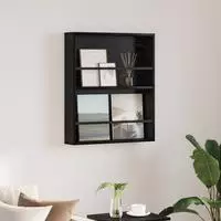 vidaXL Magazinregal Schwarz Eichen-Optik 60 x 12 x 70 cm Holzwerkstoff