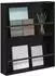 vidaXL Magazinregal Holzwerkstoff schwarz, Eichen-Optik, 60x12x70cm (890828)
