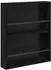 vidaXL Magazinregal Holzwerkstoff schwarz, Eichen-Optik, 60x12x70cm (890828)