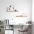vidaXL Wandregal 2-tlg. beige 80x9x3cm Holzwerkstoff (42020033)