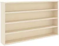 vidaXL Wanddisplay-Case Wandhalterung Beige 60 x 8,5 x 37 cm