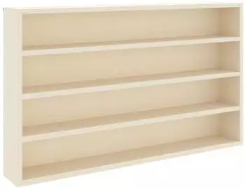 vidaXL Wandvitrine 3 F&auml;cher beige 60x8,5x37cm Holzwerkstoff