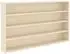 vidaXL Wandvitrine 3 Fächer beige 60x8,5x37cm Holzwerkstoff