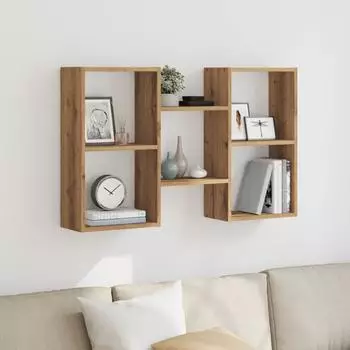vidaXL Wandregal Artisan-Eiche 96x18x60cm (853235)