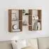 vidaXL Wandregal Artisan-Eiche 96x18x60cm (853235)