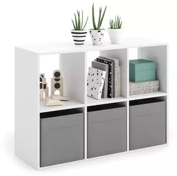 RAUMHIRSCH Loni Bücherregal weiß, Holzwerkstoff, 120x80x38cm (800001121899)