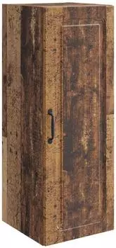 vidaXL Wandschrank Holzwerkstoff, Altholz-Optik, 33x34,5x90cm (899273)