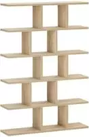 vidaXL Wandregal Sonoma-Eiche 70 x 17 x 101 cm Holzwerkstoff