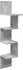 vidaXL Wandregal mit Wandhalterung betongrau 32x21x107cm