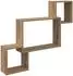 vidaXL Wandregal mit Wandhalterung Artisan-Eiche 91,5x15x76cm (8012123)