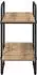 vidaXL Bücherregal 2 Ebenen, Artisan-Eiche, 80x35x70cm