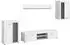 ebuy24 Jam Wohnwand J22 System, weiß (61-X8BA9W07)