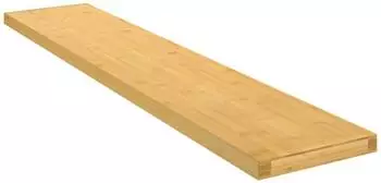 vidaXL Wandregal Bambus 100x20x2,5cm