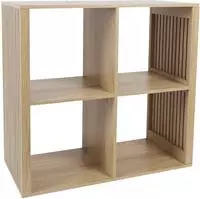 THE HOME DECO FACTORY Standregal in Natur - (B)69,6 x (H)66 x (T)32 cm