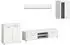 ebuy24 Jam Wohnwand J23 System, weiß, 4-tlg. (61-X8BA9W05)